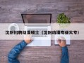沈阳招聘动漫硕士（沈阳动漫专业大专）