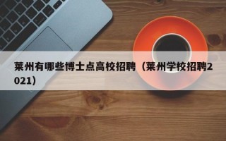 莱州有哪些博士点高校招聘（莱州学校招聘2021）
