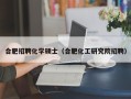 合肥招聘化学硕士（合肥化工研究院招聘）